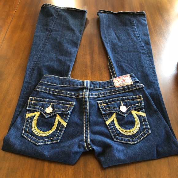 True Religion Denim - ✌️True Religion rainbow Joey flare jeans size 27✌️